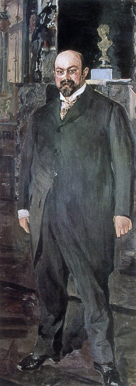 Mikhail Abramaovich Morozov door Valentin Aleksandrovich Serov