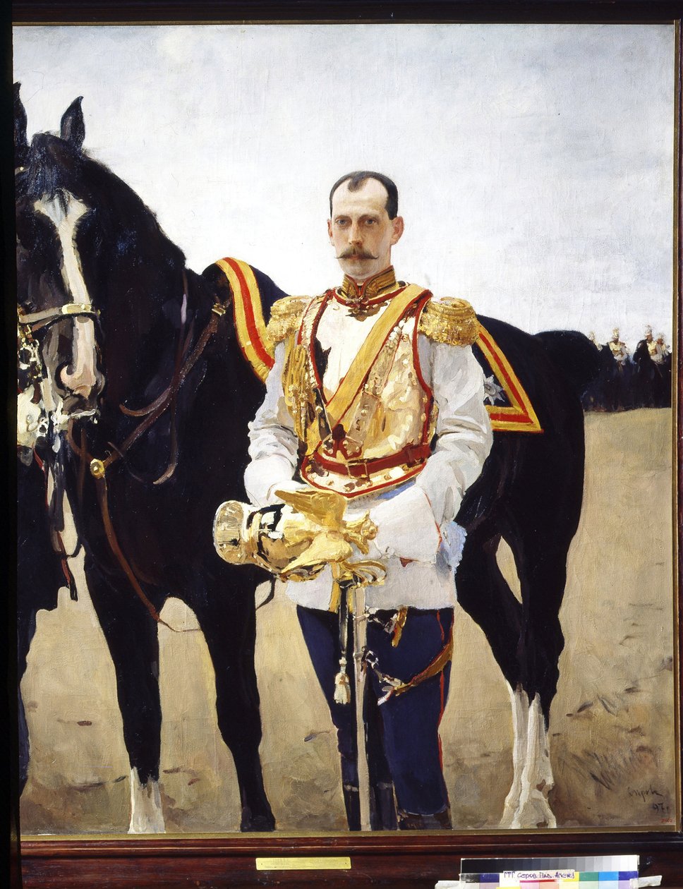 Portret van groothertog Paul Alexandrovich van Rusland door Valentin Aleksandrovich Serov