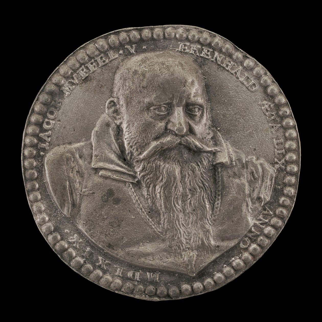 Jakob Muffel, 1509-1569, Patriciër van Neurenberg, 1569 door Valentin Maler