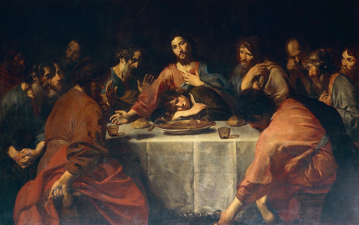 Laatste Avondmaal door Valentin de Boulogne
