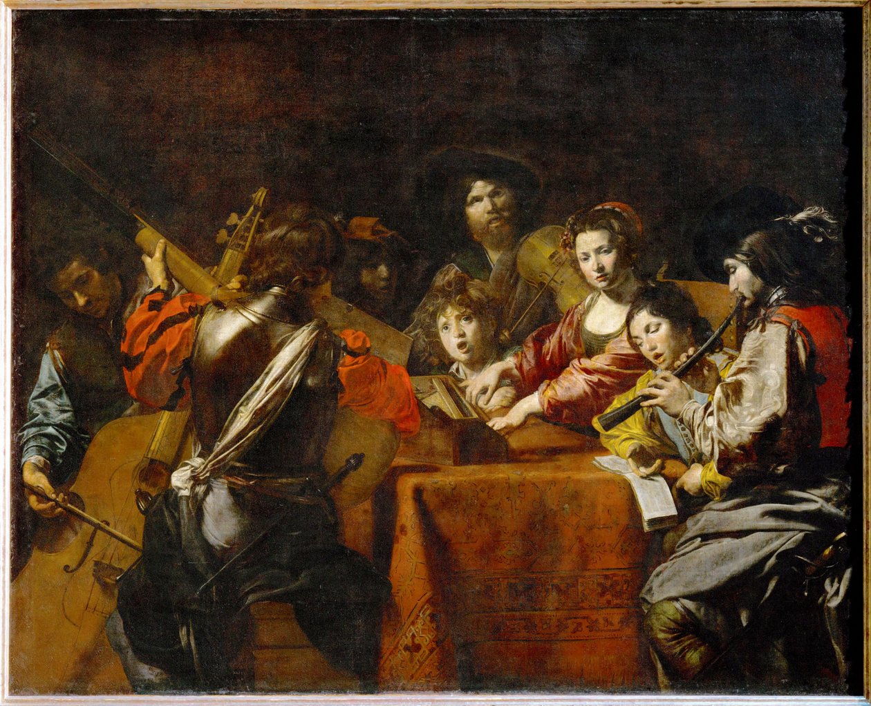 Un concert - Een concert ... door Valentin de Boulogne