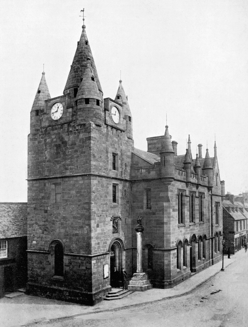 Oude Toren, Tain, Ross en Cromarty, Schotland, 1924-1926 door Valentine and Sons Ltd
