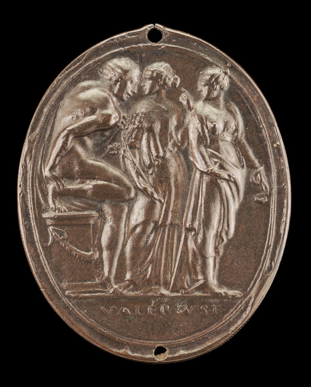 Orestes Bevrijd van de Furiën, waarschijnlijk 1520s, voor 1540 door Valerio Belli