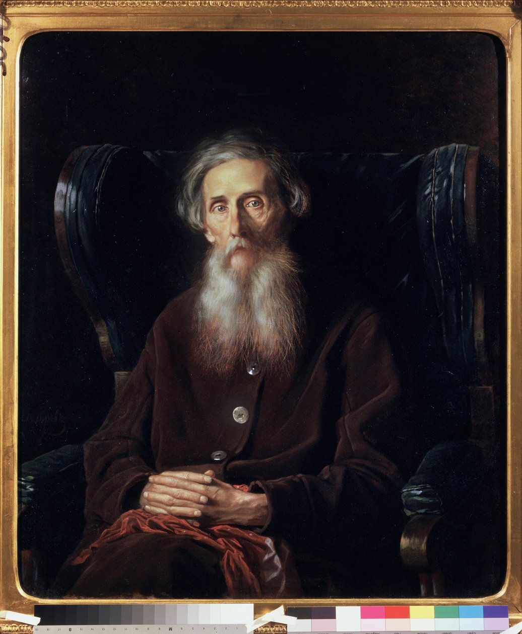 Portret van de schrijver en lexicograaf Vladimir Dahl door Vasili Grigorevich Perov