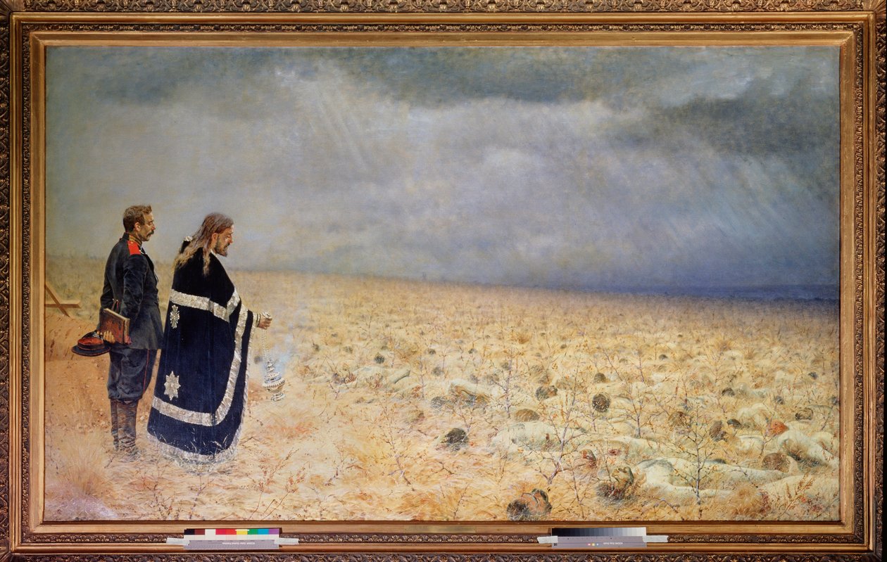 De verslagenen, requiem door Vasili Vasilievich Vereshchagin