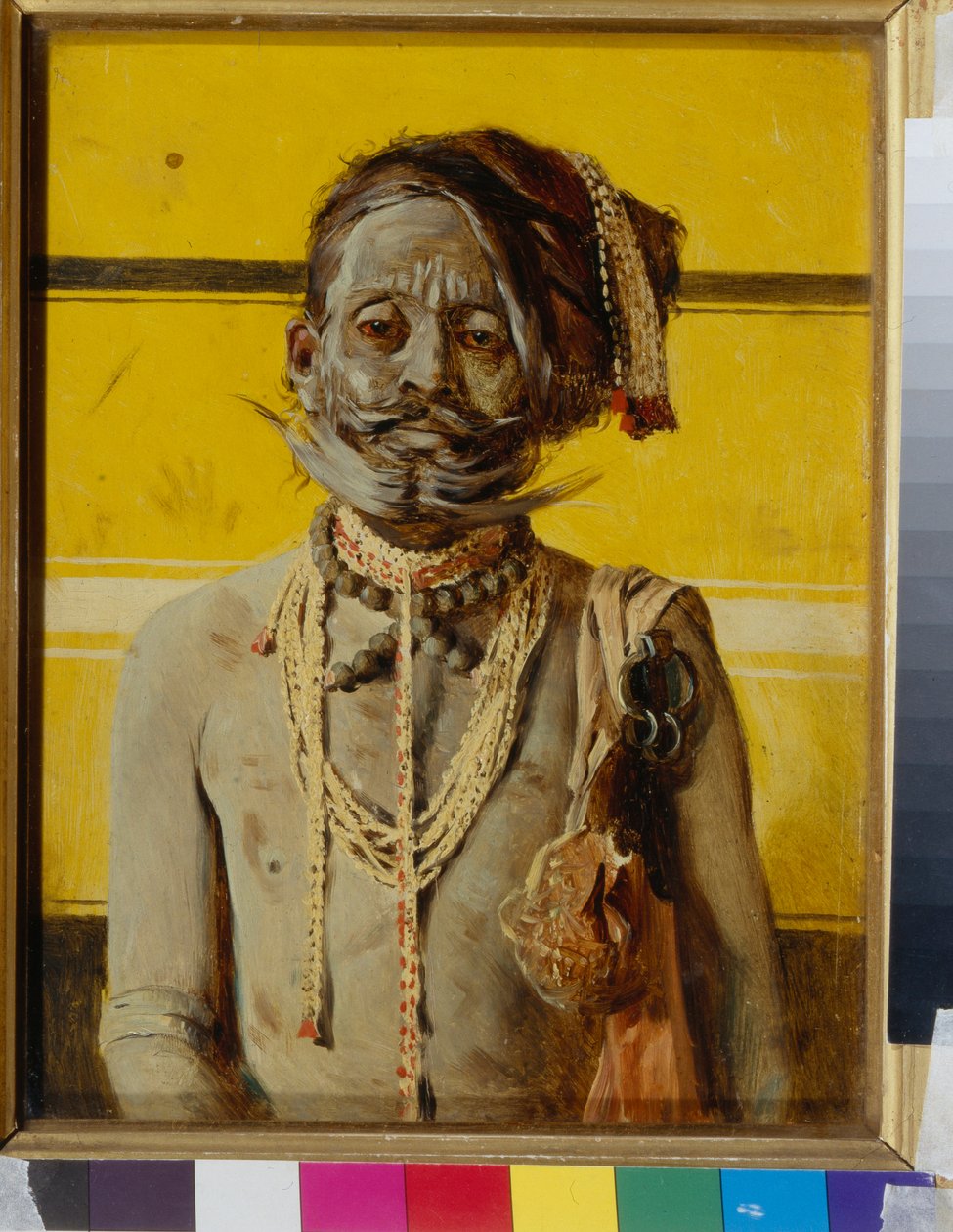 Een fakir door Vasili Vasilievich Vereshchagin