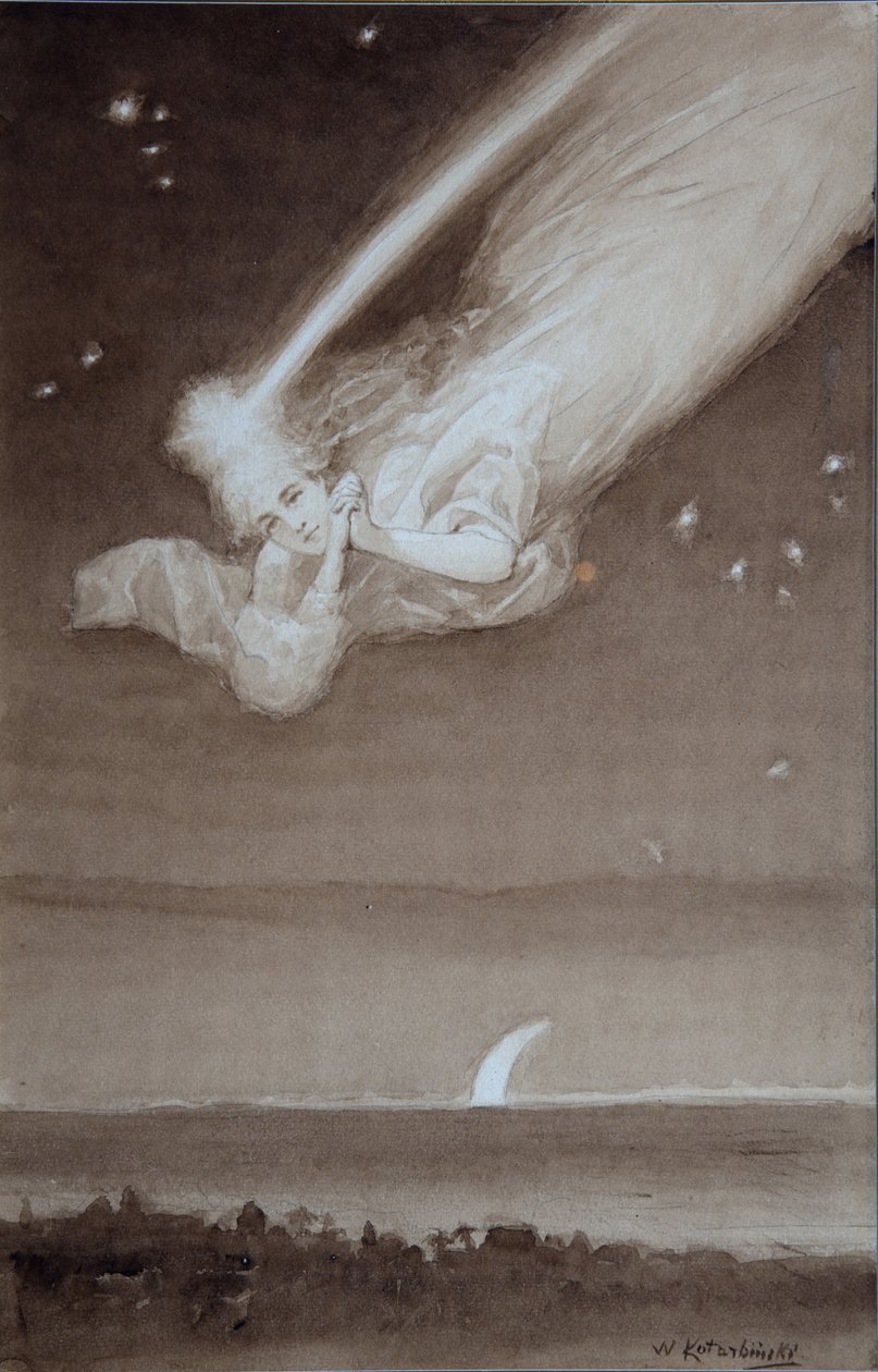Vallende ster, 1910s door Vasilii Kotarbinsky