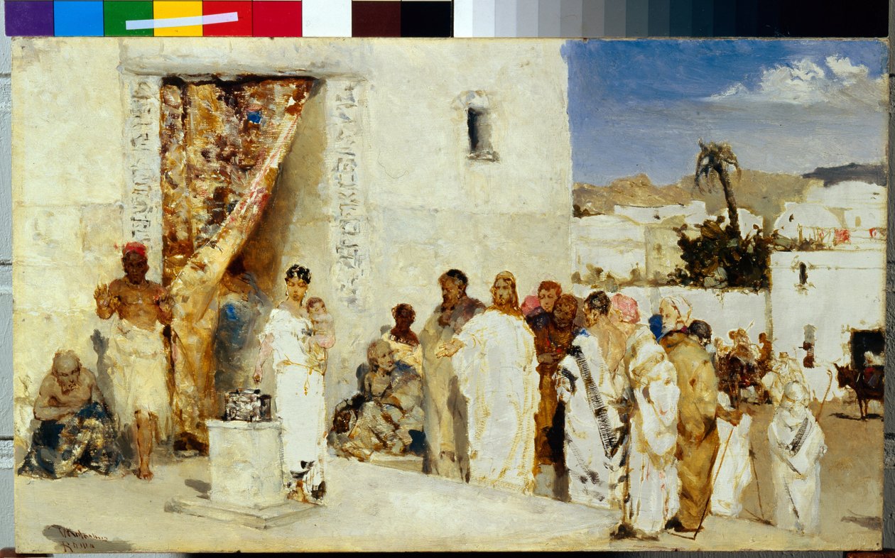 De penning van de weduwe door Vasily Alexandrovich Kotarbinsky
