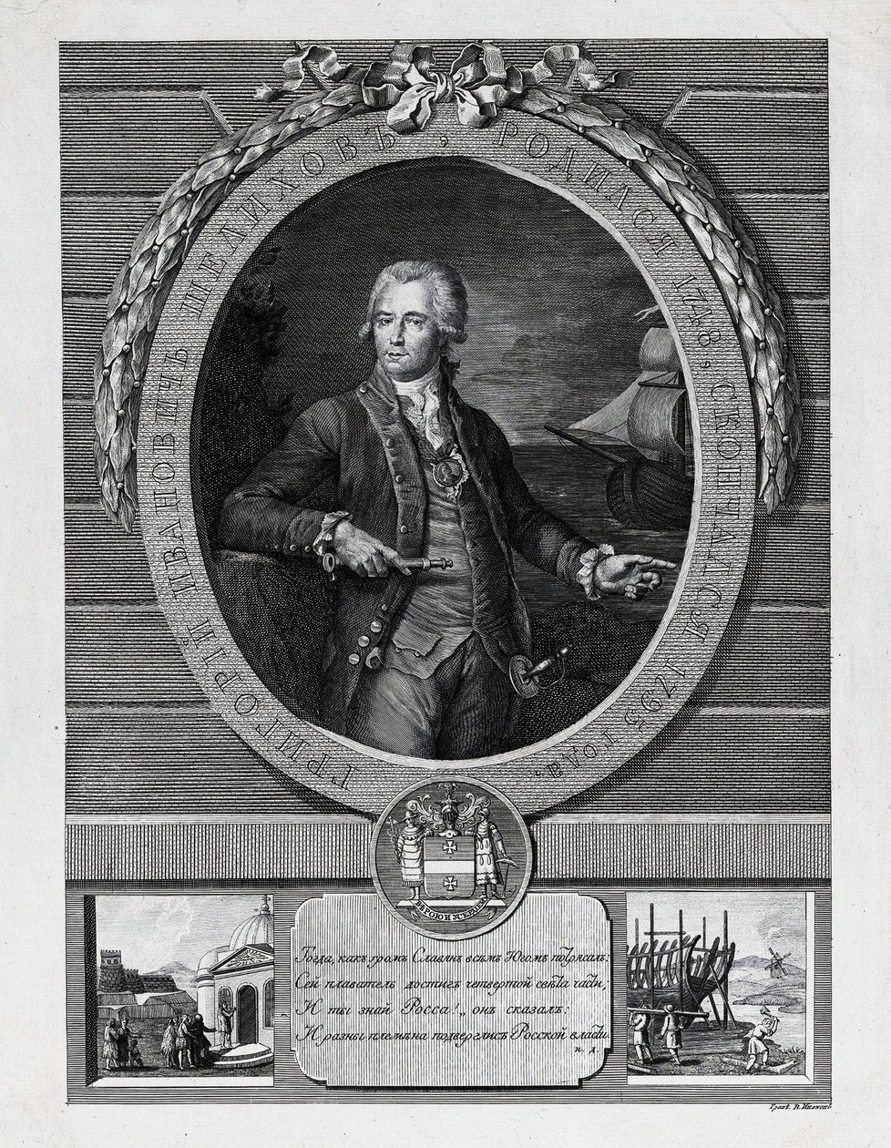 Grigory Ivanovich Shelikhov door Vasily Ivanovich Ivanov