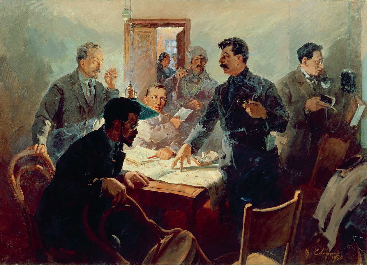 De Staf van de Oktoberrevolutie van 1917 door Vasily Semyonovich Svarog