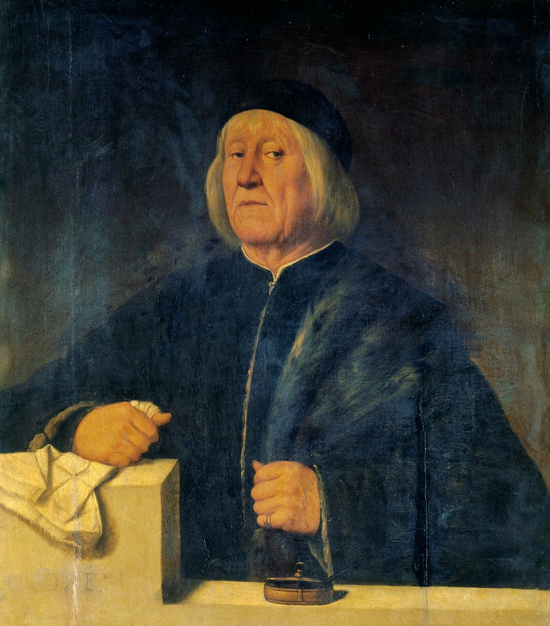 Portret van Teofilo Folengo door Venetian School