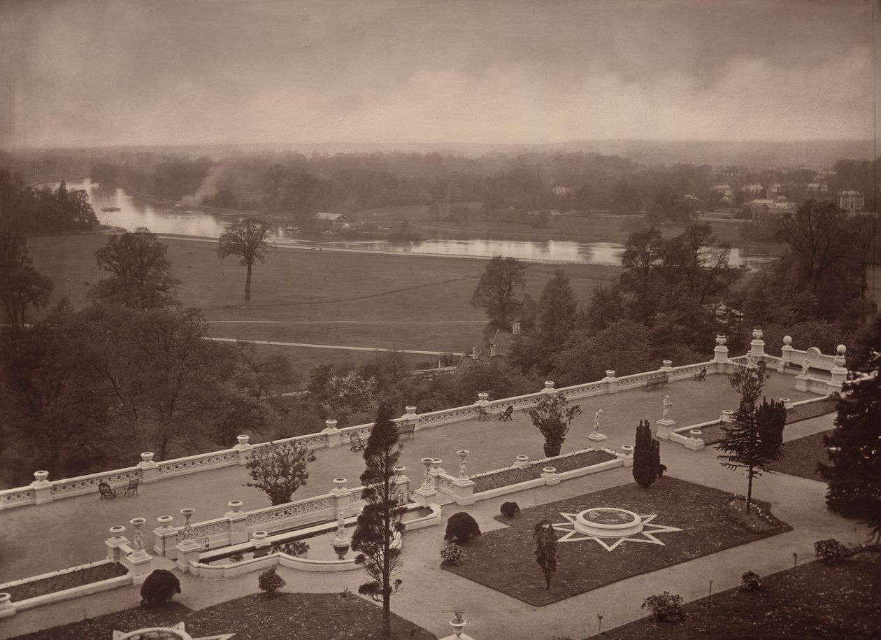 Richmond, de Star and Garter,jaren 1870 (foto) door Vernon Heath
