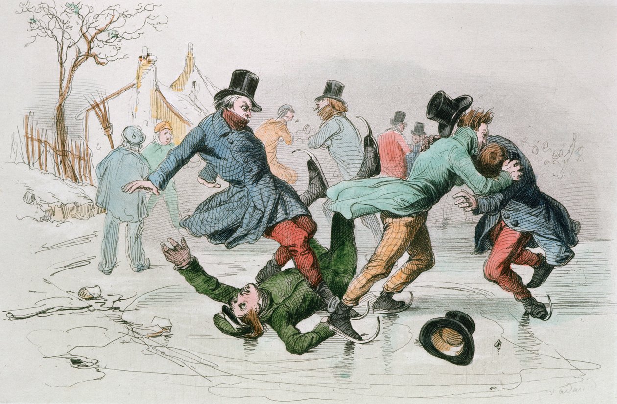 De Geneugten van de Winter door Victor Adam