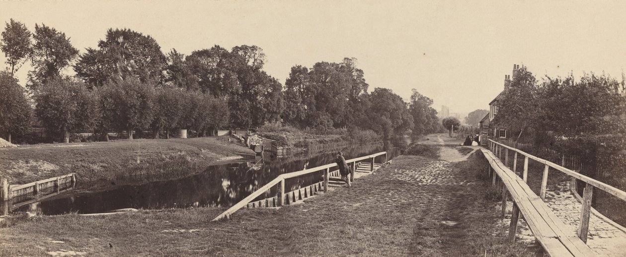 Windsor Lock, 1862 door Victor A Prout