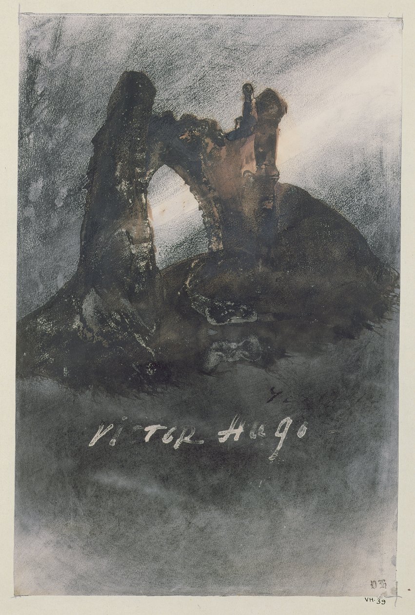 Ruïnes bij Groz-Nez, Jersey, of De Boog door Victor Hugo