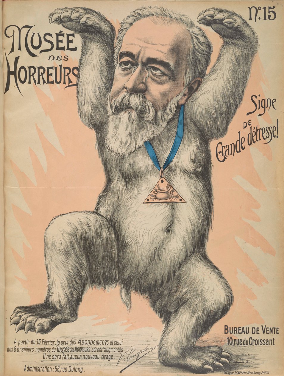 Musée des Horreurs Galerie van Verschrikking: Henri Brisson door Victor Lenepveu