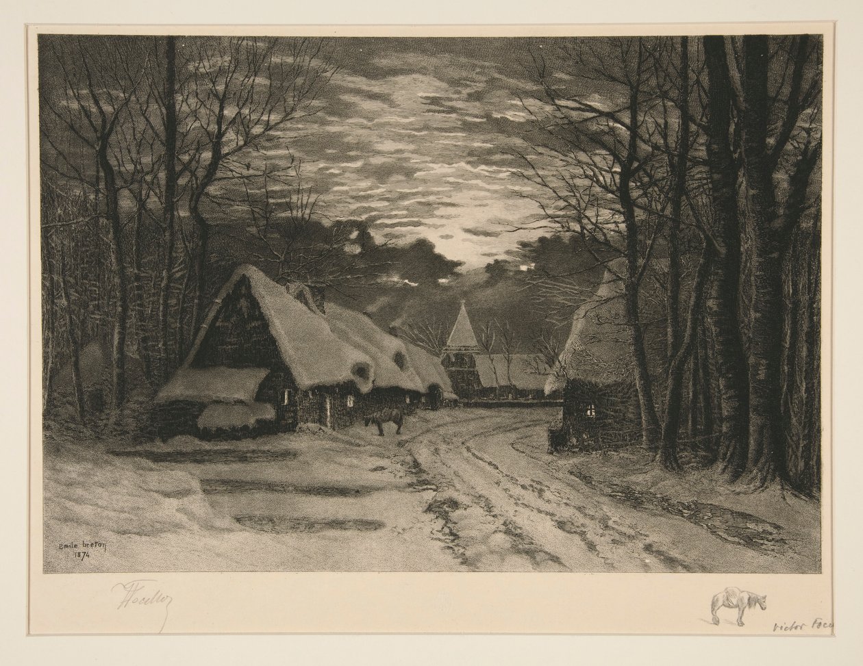 Avondshow door Victor Louis Focillon