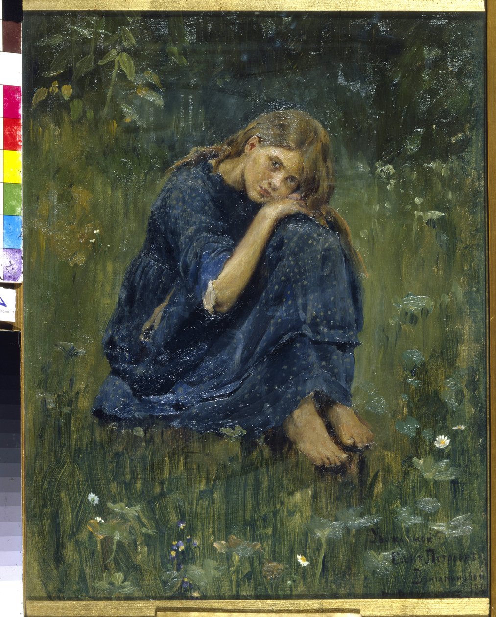 Studie voor Alionoesjka door Victor Mikhailovich Vasnetsov
