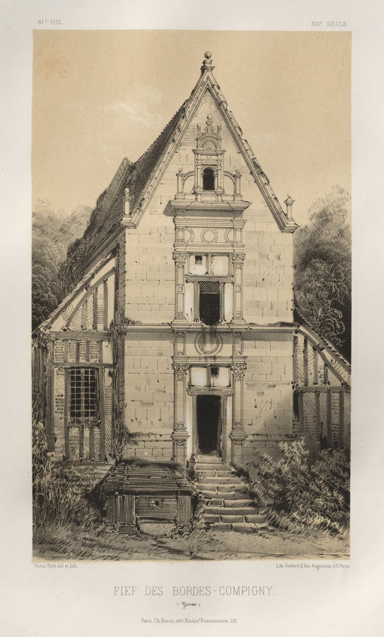 Fief Des Bordes-Compigny (Yonne) door Victor Petit