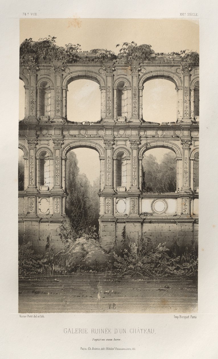...Pl. 74, Galerie Ruinée D