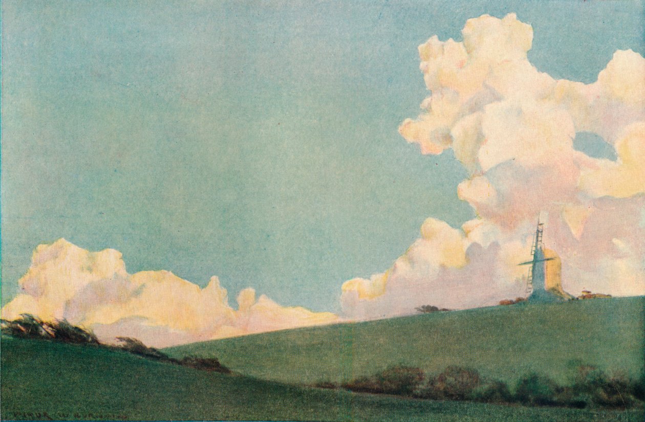 De Cumuluswolk, ca. 1888-1925 door Victor Wyatt Burnand