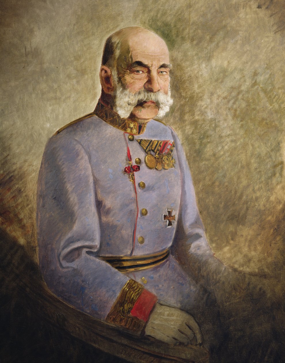 Franz Joseph I van Oostenrijk, ca.1916 door Vienna Nedomansky Studio