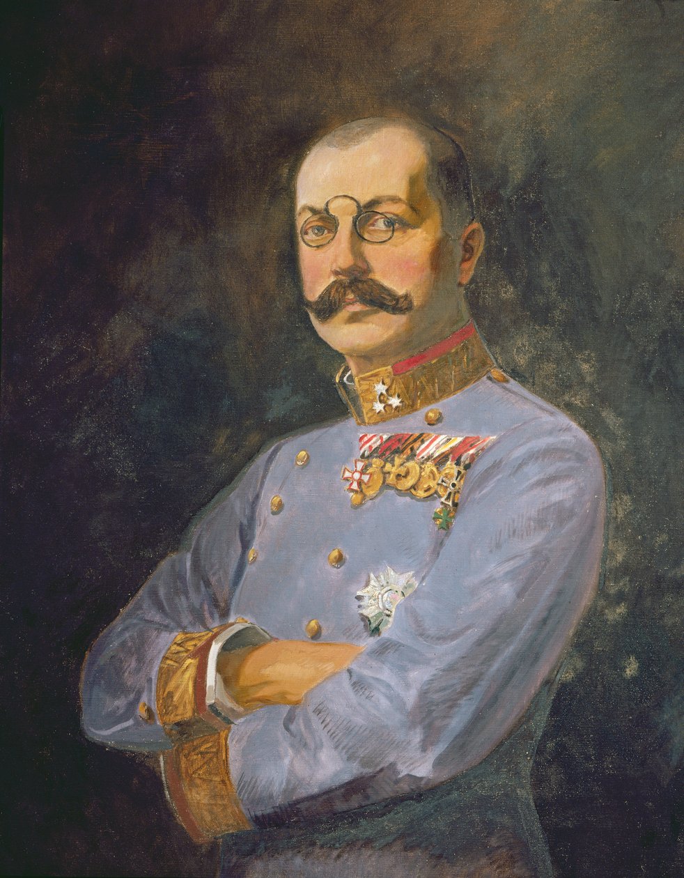 Generaal Aartshertog Franz Salvator van Oostenrijk, c.1916 door Vienna Nedomansky Studio