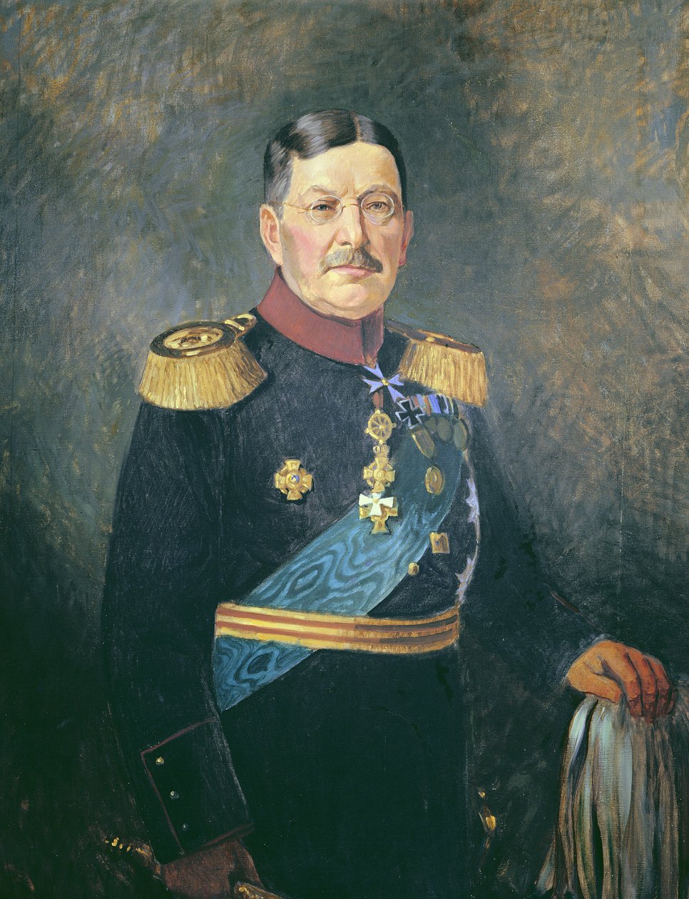 Generaal Colmar Freiherr von der Goltz, ca. 1916 door Vienna Nedomansky Studio