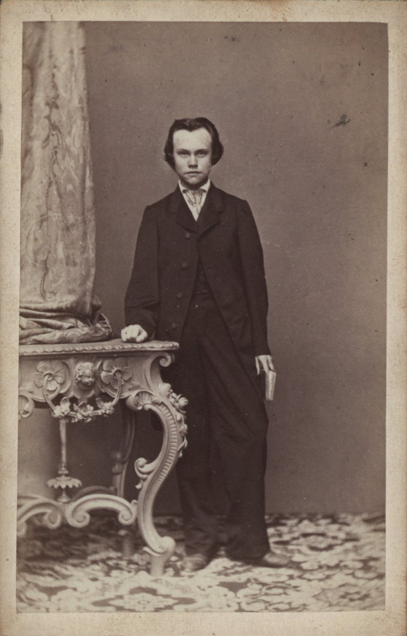 Portret van de componist Anton Rubinstein 1829-1894 door Vienna . Photo studio Franz Schultz