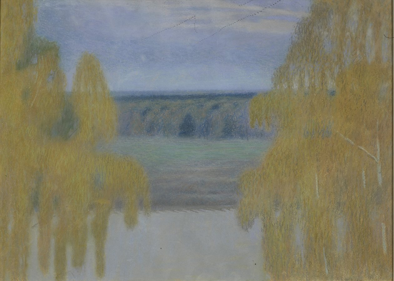 Herfst door Viktor Elpidiforovich Borisov Musatov
