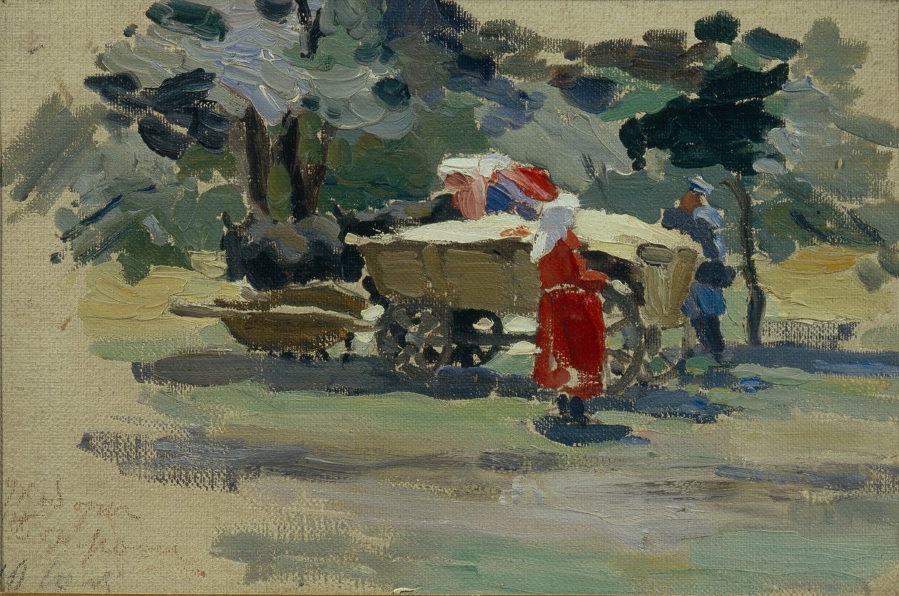 De Doukhobors in Borjomi, 1895 door Viktor Elpidiforovich Borisov Musatov