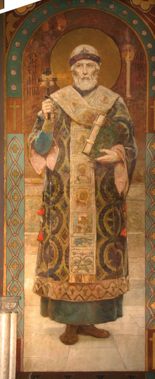 Sint Filippus, Metropoliet van Moskou door Viktor Mikhaylovich Vasnetsov
