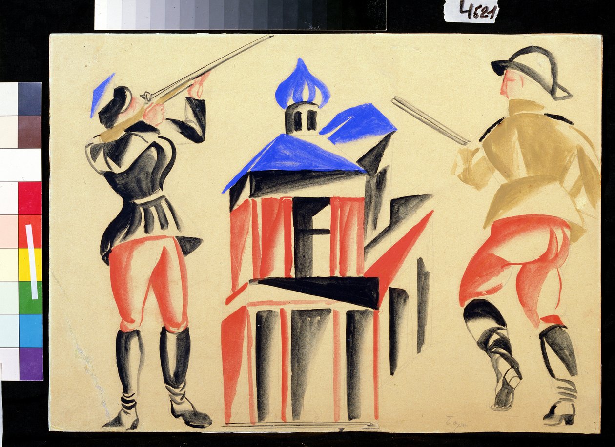 Vuren (schoten) door Viktor Sergeyevich (1887 1954) Bart
