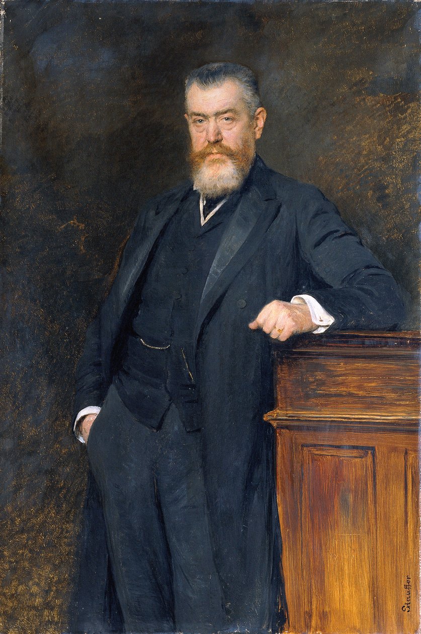 Minister van Onderwijs Dr. Gustav Marchet door Viktor Stauffer