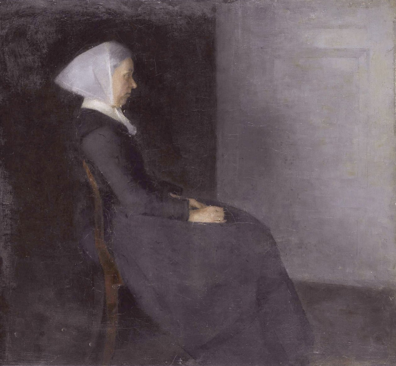 Onbekend schilderij door Vilhelm Hammershi
