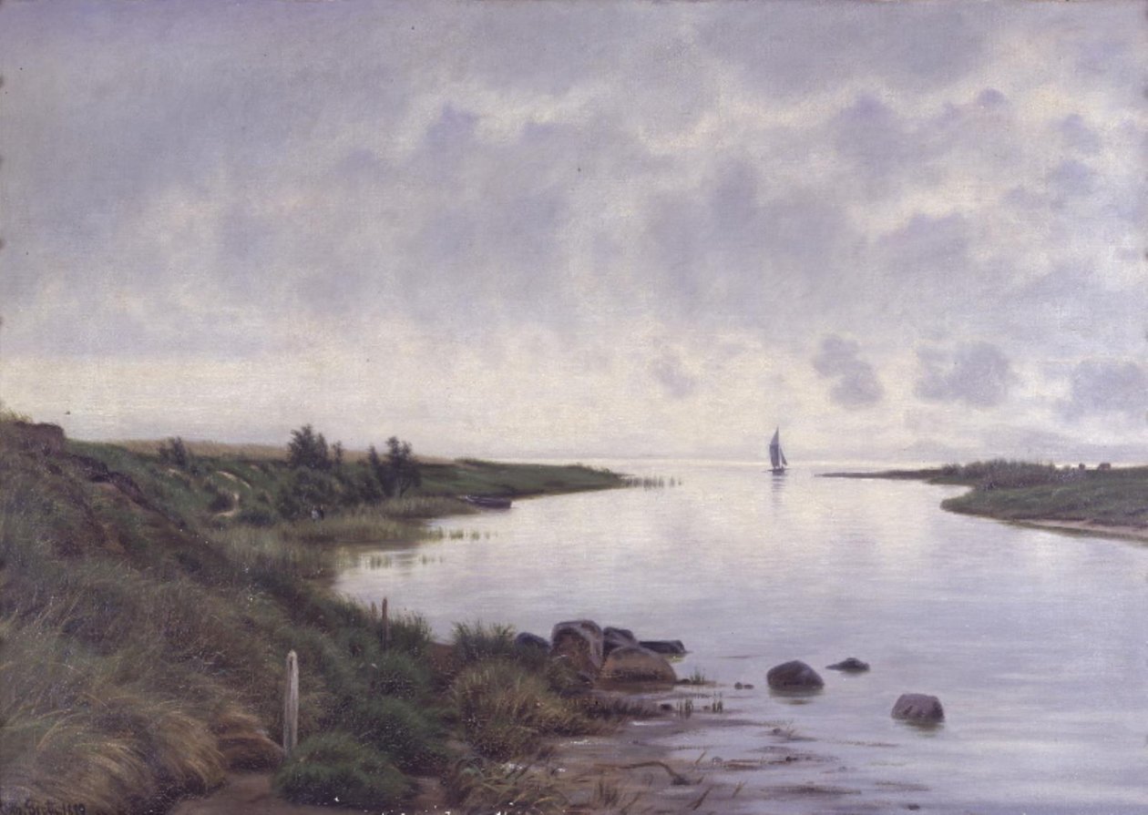 De monding van de rivier door Vilhelm Groth