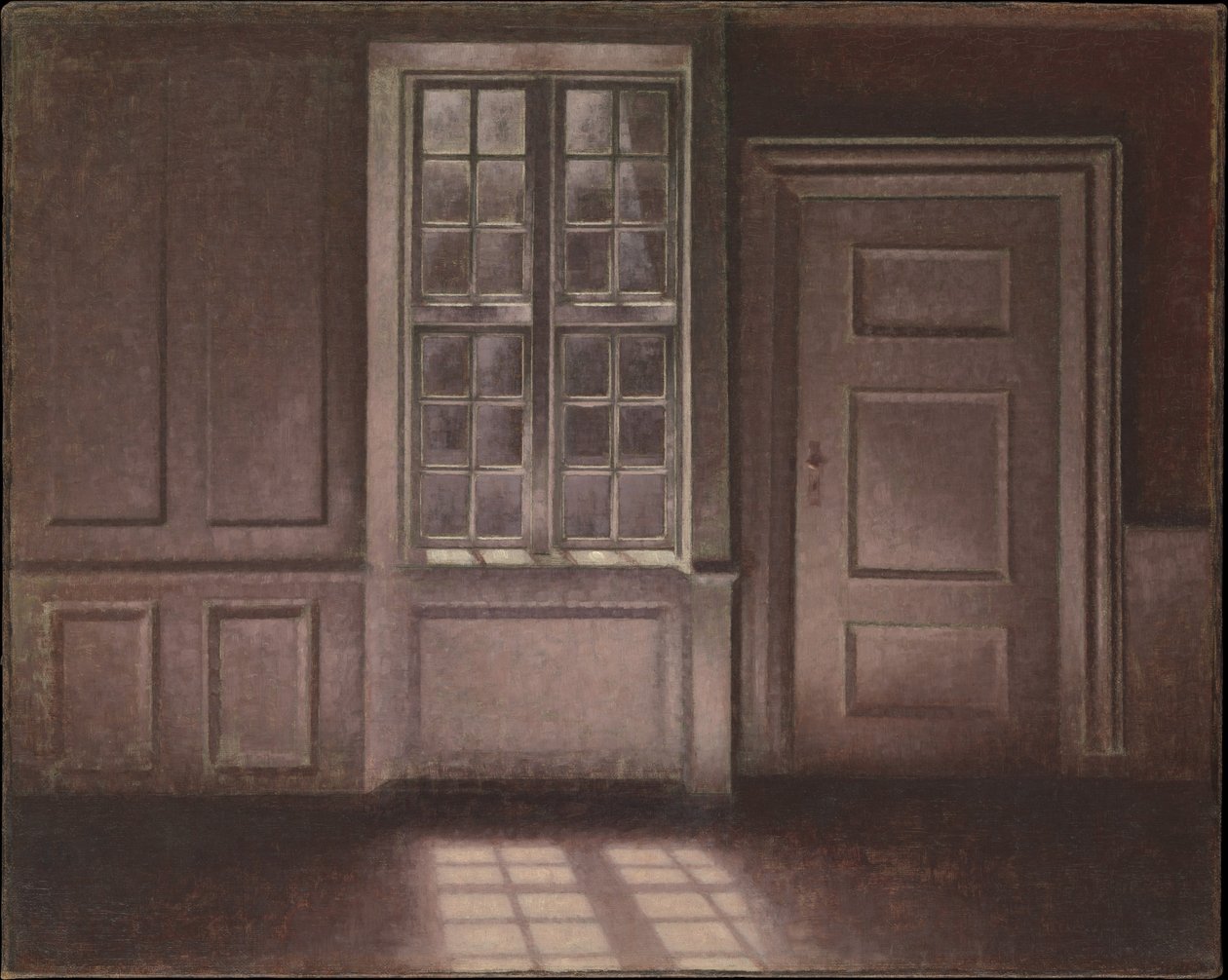 Moonlight, Strandgade 30 door Vilhelm Hammershøi
