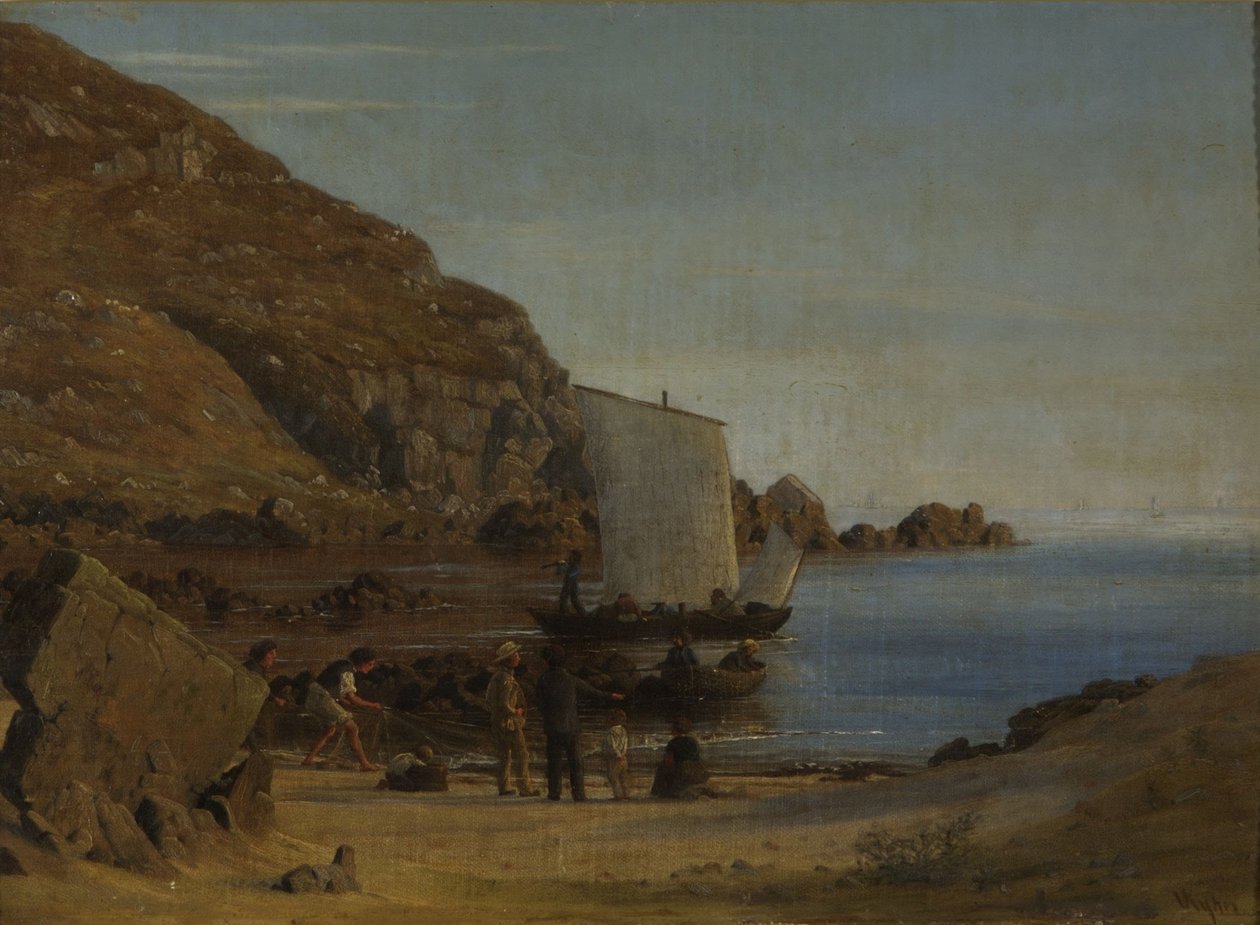 Formatie op Bornholm door Vilhelm Kyhn