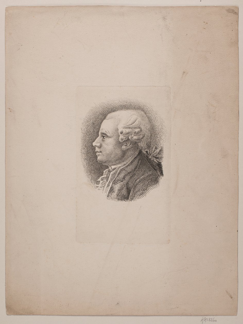Portret van acteur Marcus Ulsøe Hortulan door Vilhelm Kyhn
