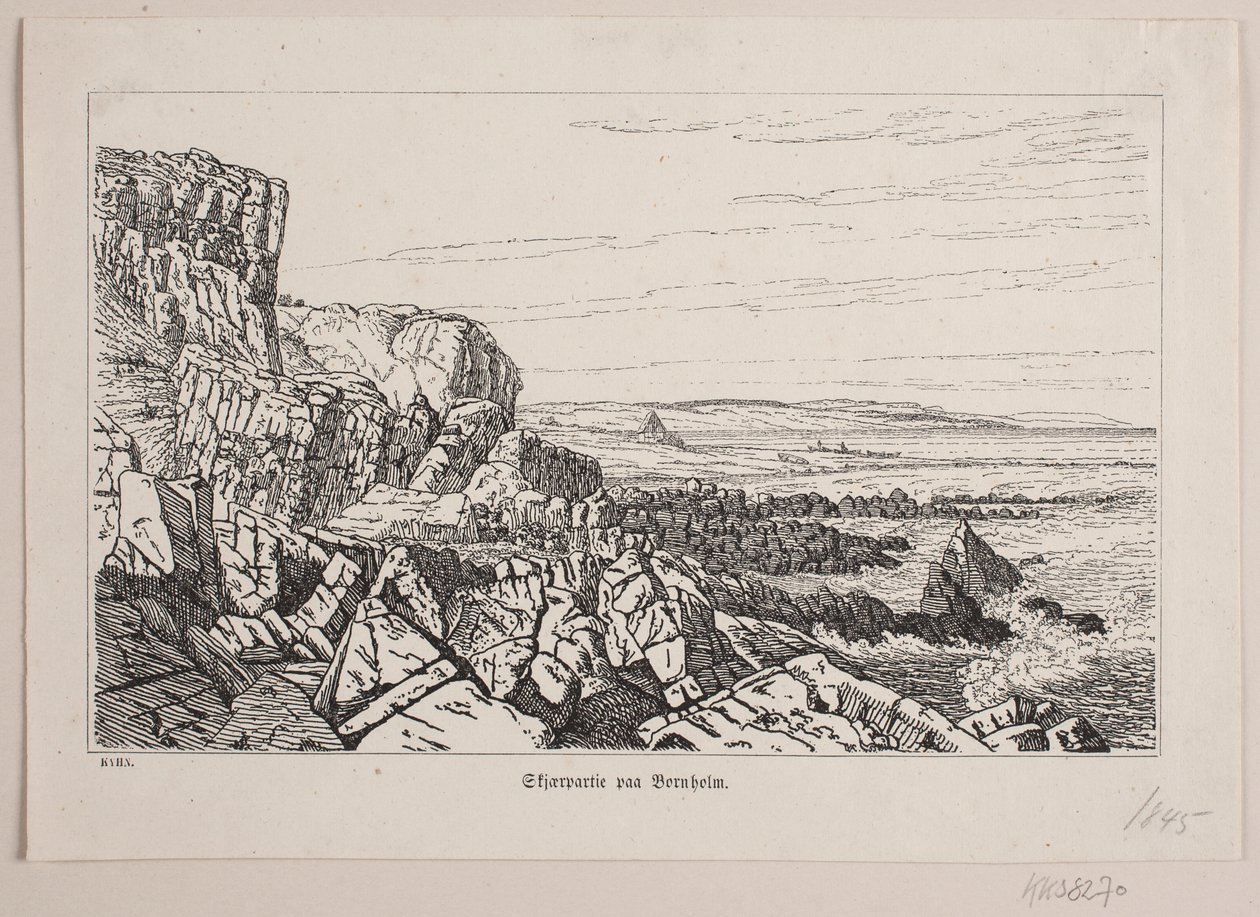 Landschap op Bornholm door Vilhelm Kyhn