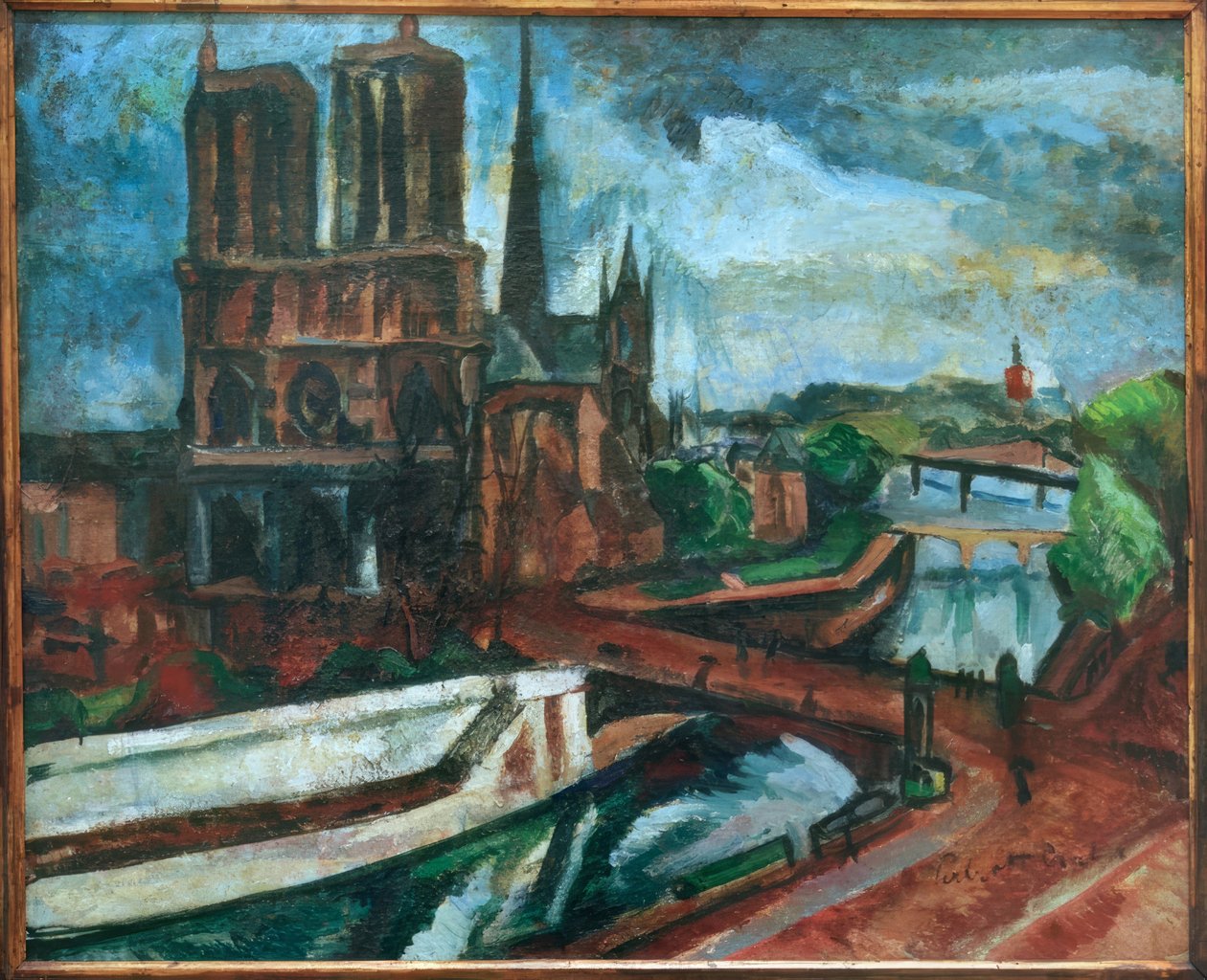 Notre Dame van Parijs door Vilmos Perlrott-Csaba