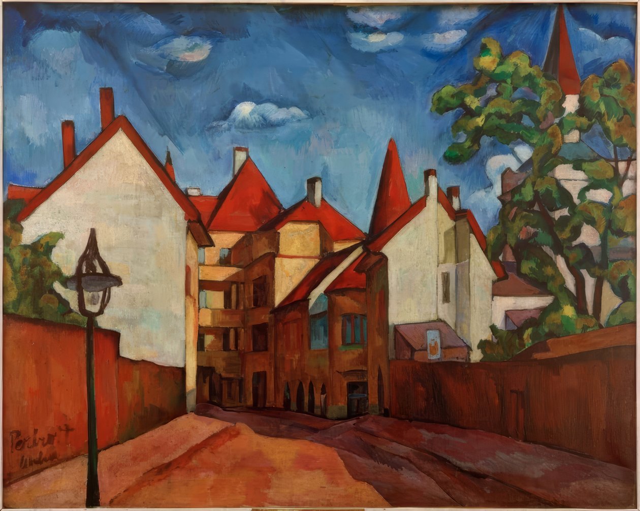 voorstad door Vilmos Perlrott-Csaba