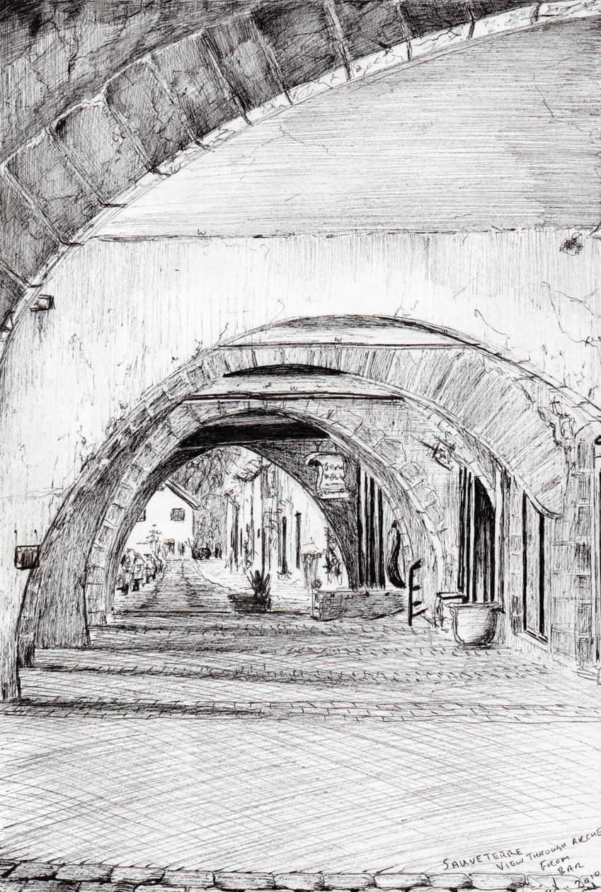 Bogen Sauveterre Frankrijk, 2010 door Vincent Alexander Booth