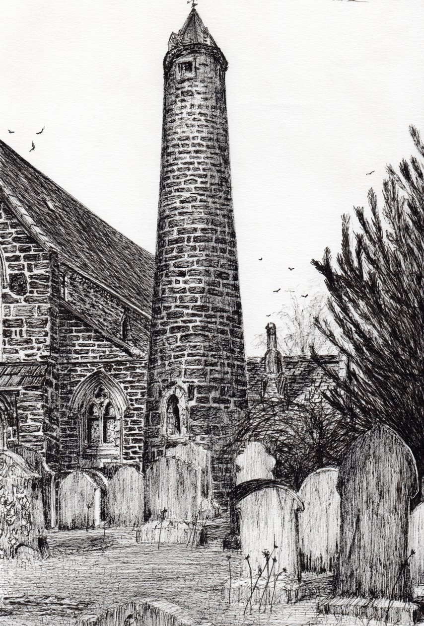 Brechin Ronde Toren Schotland, 2007 door Vincent Alexander Booth