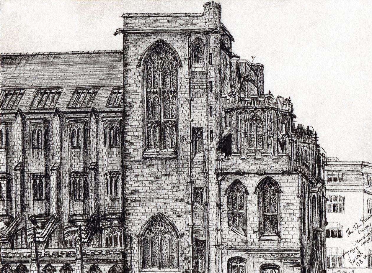 Rylands Bibliotheek Manchester door Vincent Alexander Booth