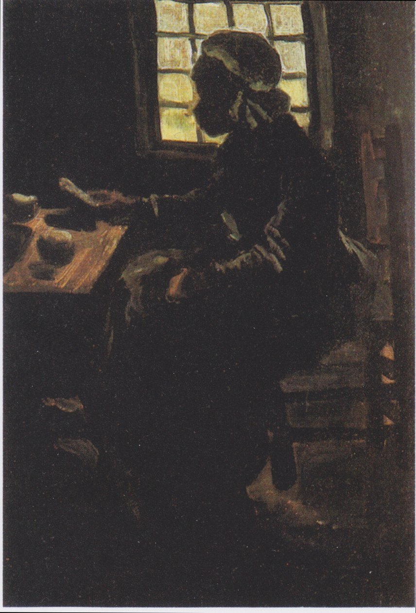 Boerin bij de Maaltijd door Vincent van Gogh