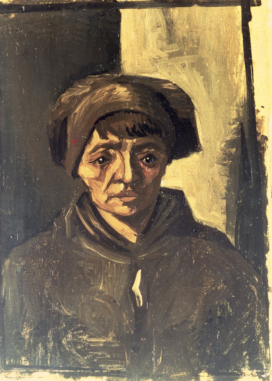Buste van een boer, 1884 door Vincent van Gogh