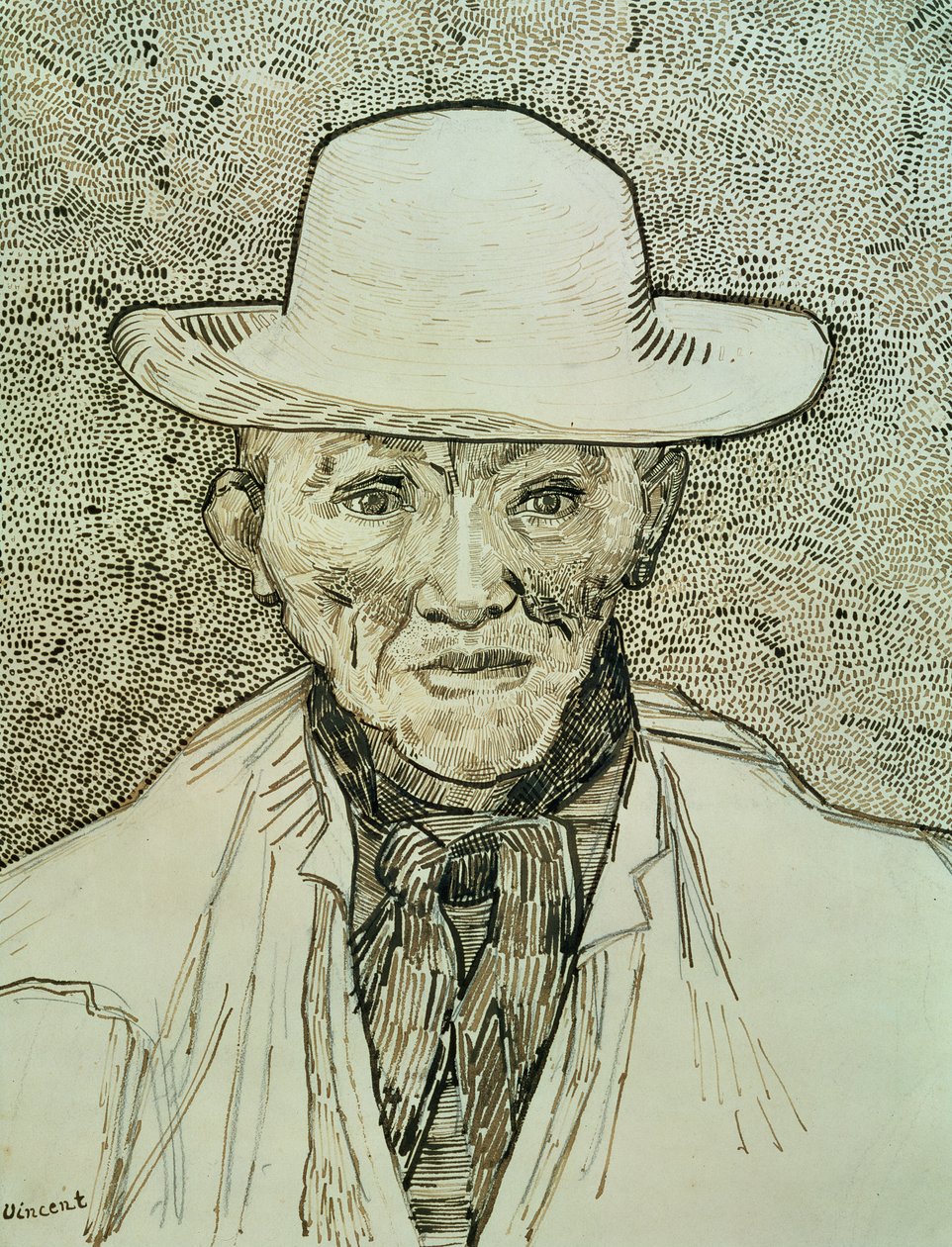 Boer van de Camargue, 1888 door Vincent van Gogh