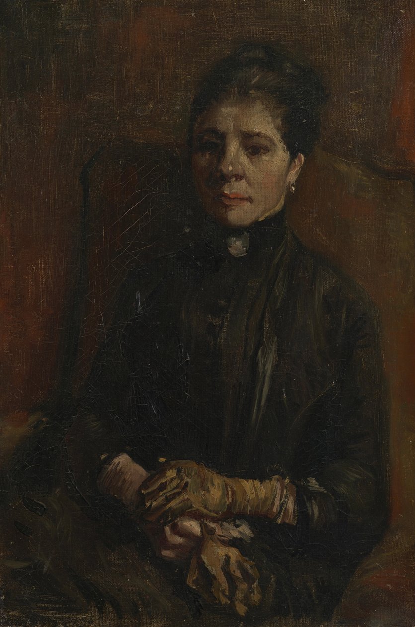 Portret van een vrouw door Vincent van Gogh