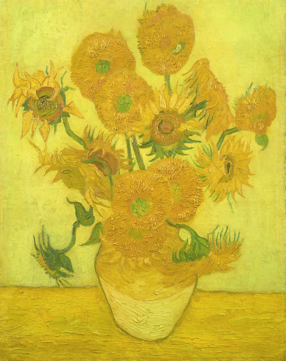 Zonnebloemen, 1889 door Vincent van Gogh